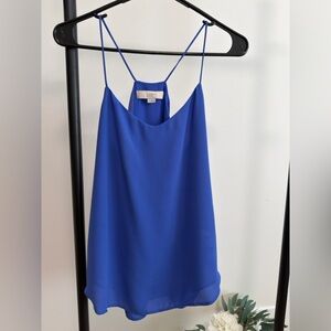 LOFT Cobalt Blue Cami XS Tank Minimal Chic Top 💙